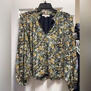 Loft floral blouse